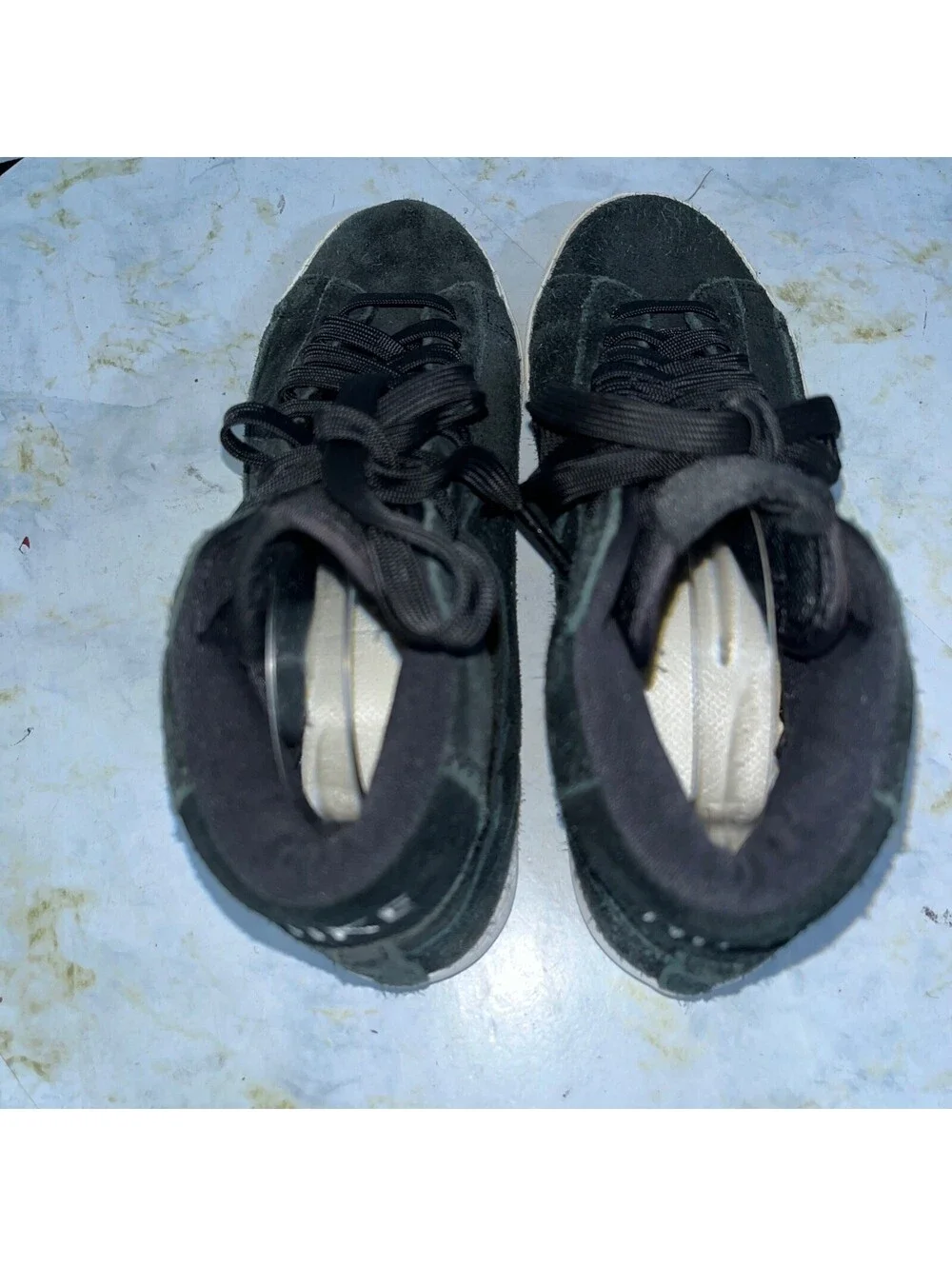 Nike Blazer Mid Premium Womens Size 8.5 Shoes Black White Suede Athletic Sneaker